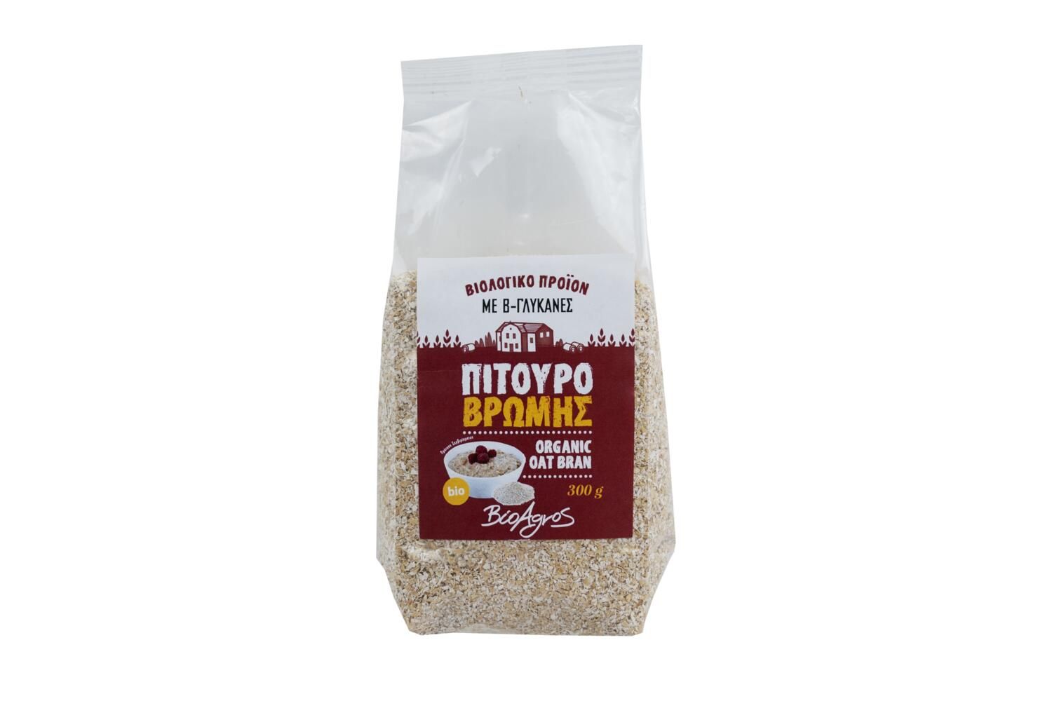 Πίτουρο Βρώμης Ολικής Άλεσης Bio 600 gr